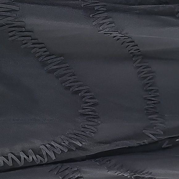 French Collection black skirt with sheer black intricate fabric overlay - Picture 3 of 10